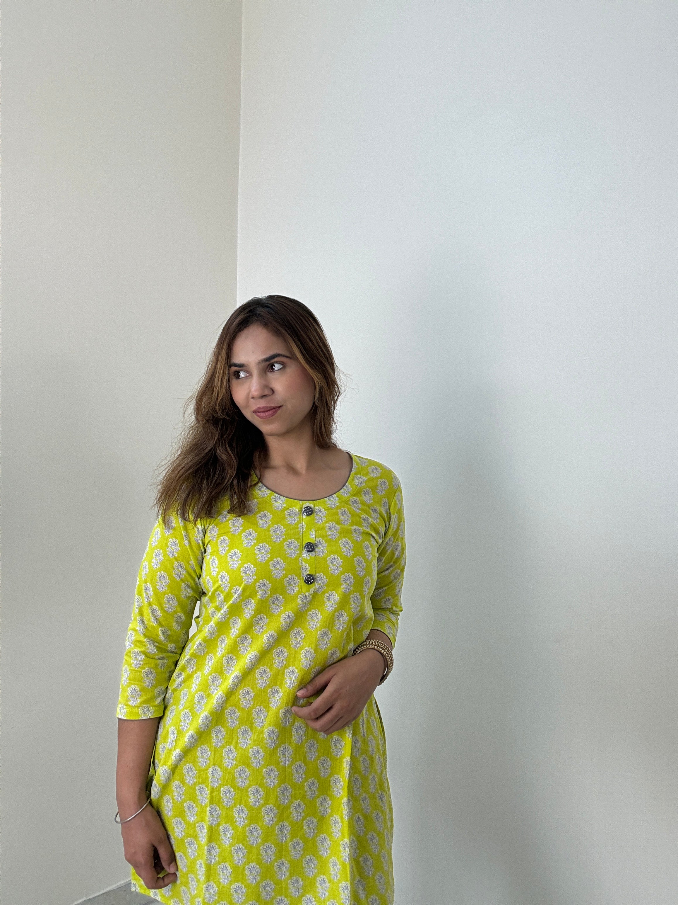 Lemon kurta