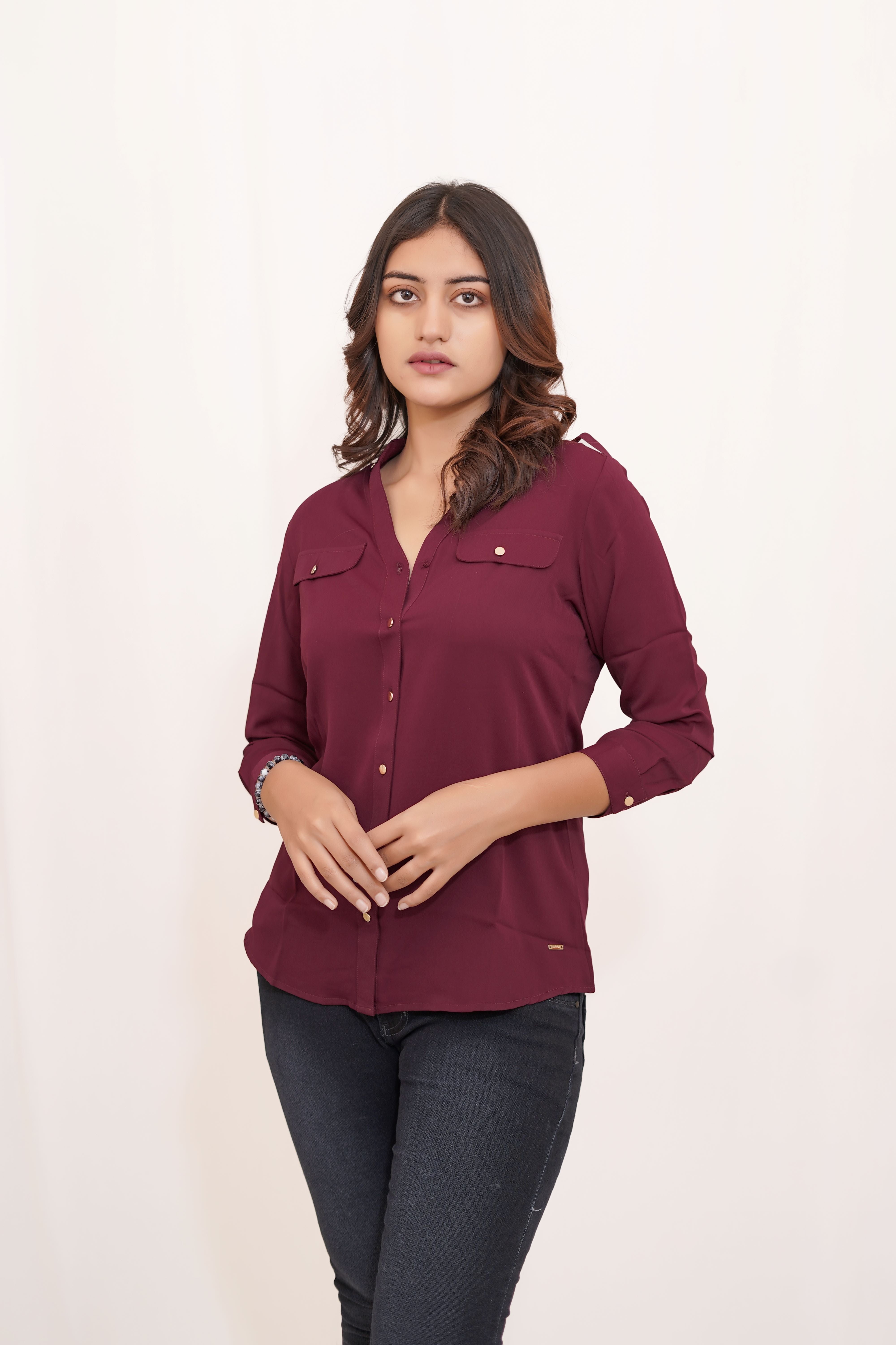 Maroon Shirt