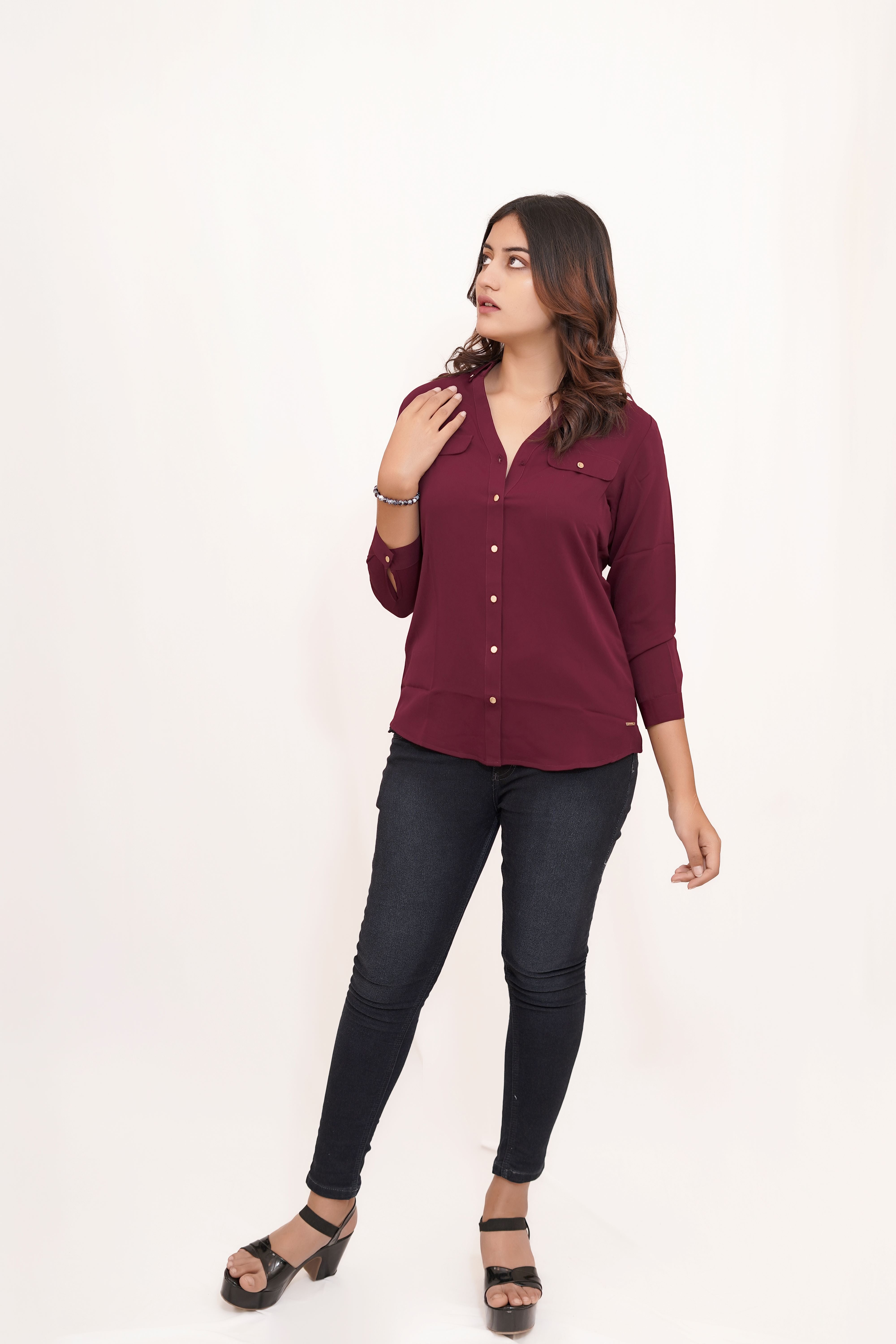 Maroon Shirt